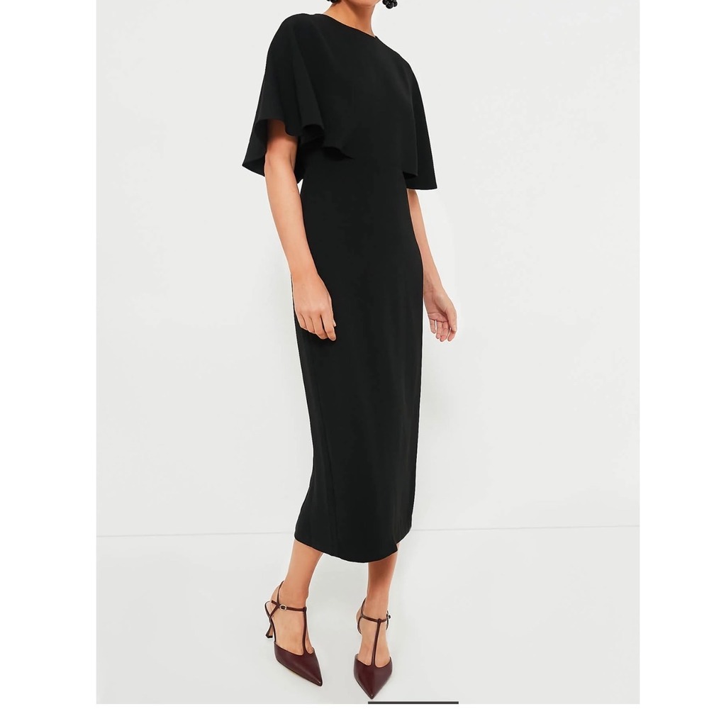 Tuckernuck Pomander Place Black Cape Leah Dress Size 8